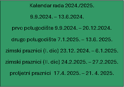 Kalendar rada